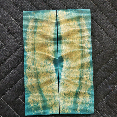 Stabilized cottonwood knife scale