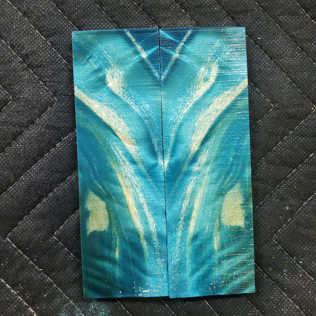 Stabilized cottonwood knife scale