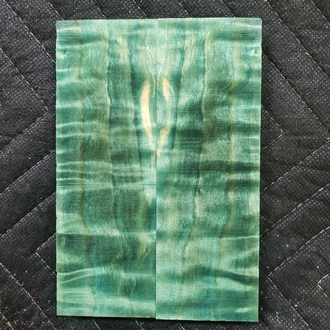 Stabilized cottonwood knife scale