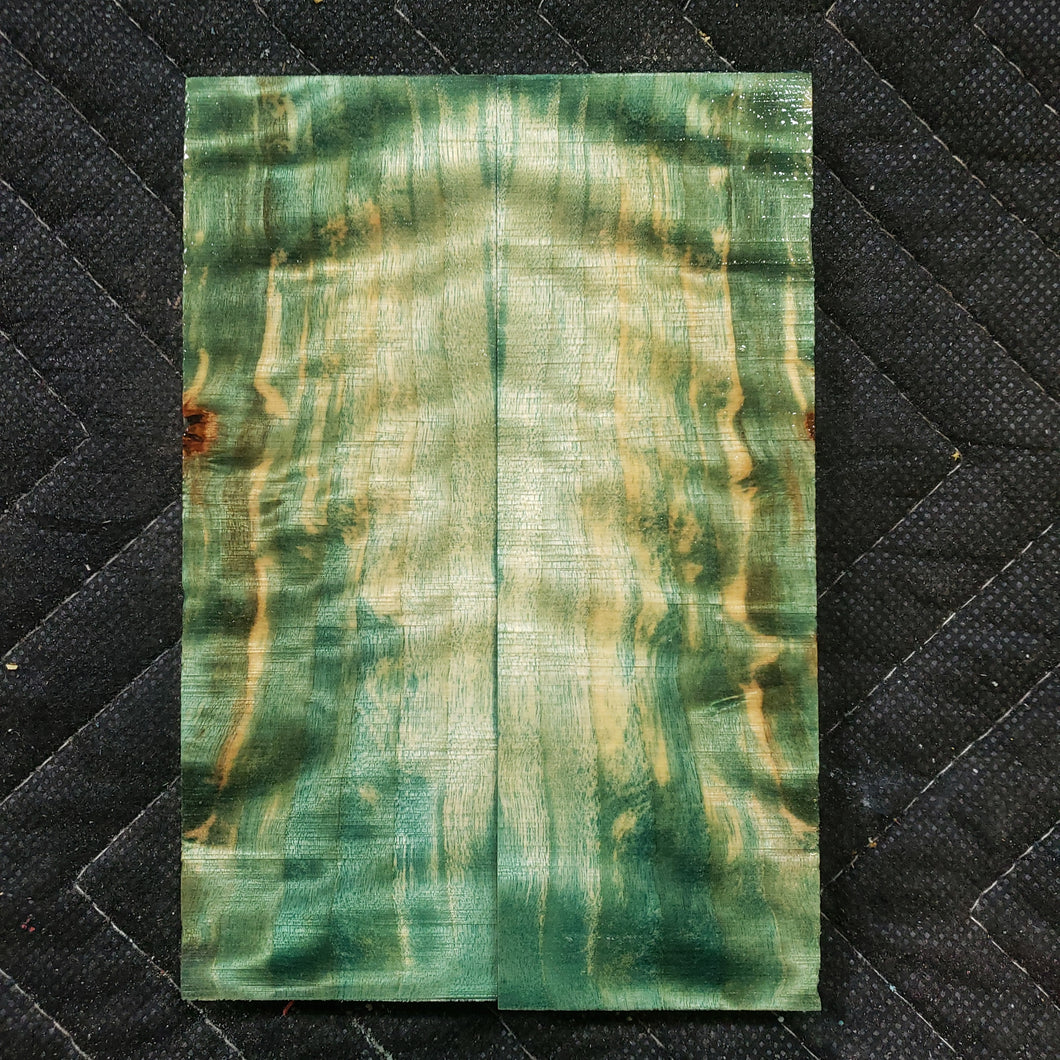 Stabilized cottonwood knife scale