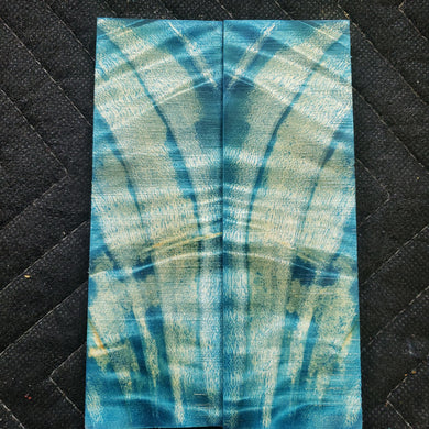 Stabilized cottonwood knife scale