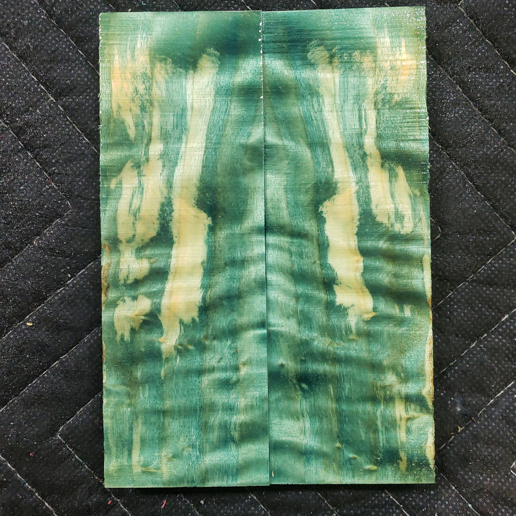 Stabilized cottonwood knife scale