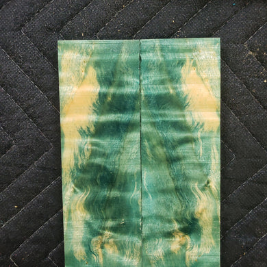 Stabilized cottonwood knife scale