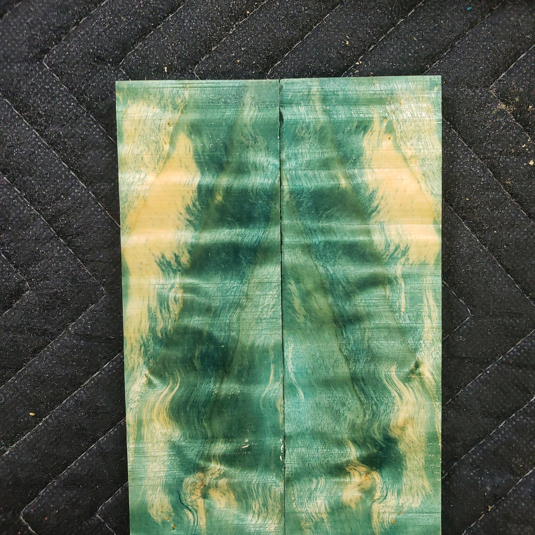 Stabilized cottonwood knife scale