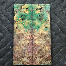 Stabilized box elder burl knife scale