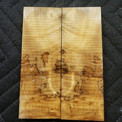 Stabilized box elder burl knife scale