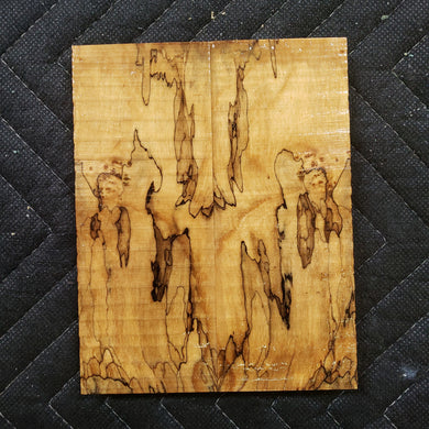 Stabilized box elder burl knife scale