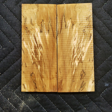 Stabilized box elder burl knife scale