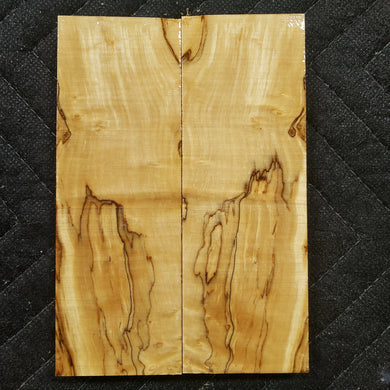 Stabilized box elder burl knife scale