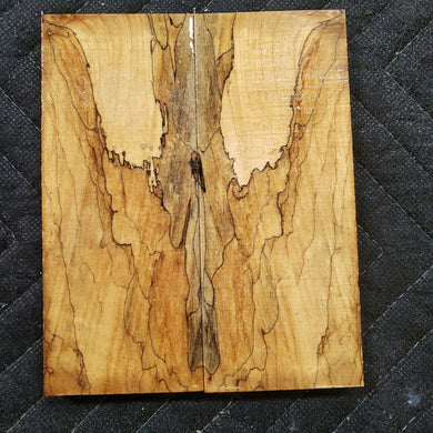 Stabilized box elder burl knife scale