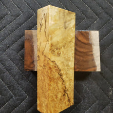 Casting box elder burl knife scale