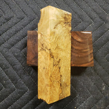 Casting box elder burl knife scale