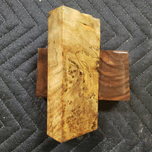 Casting box elder burl knife scale