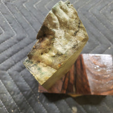 Casting box elder burl knife scale