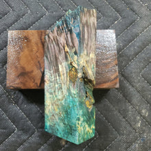 Casting box elder burl knife scale