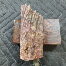 Casting box elder burl knife scale