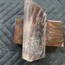 Casting box elder burl knife scale