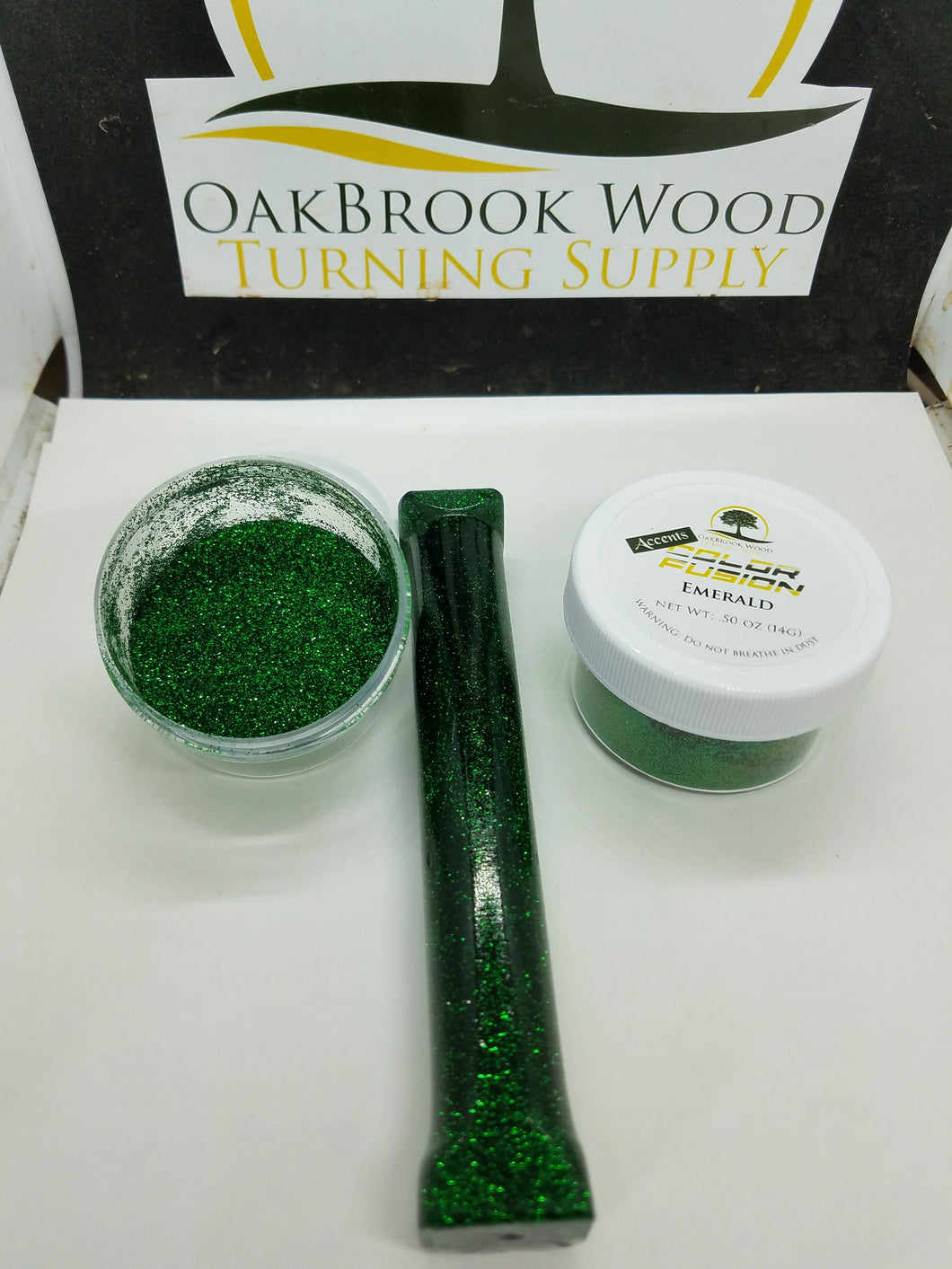Color Fusion Accents Emerald - Oakbrook Wood Turning Supply